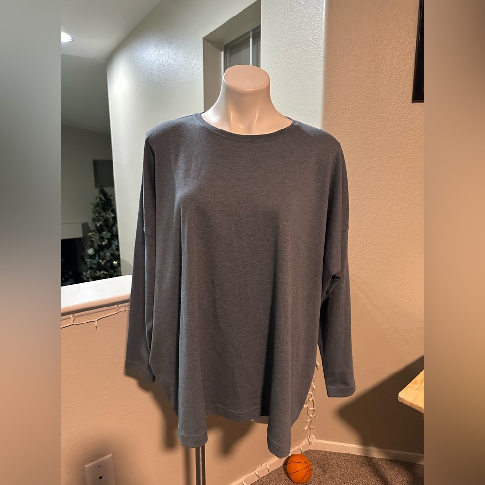Eskandar Soft Blue Long Sleeve Shirt (A5)